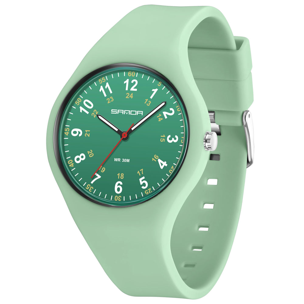 Findtime Watches for Women Ladies Jelly Casual Simple Nurse Easy to Read Arabic Numerals Girls Womens-3253