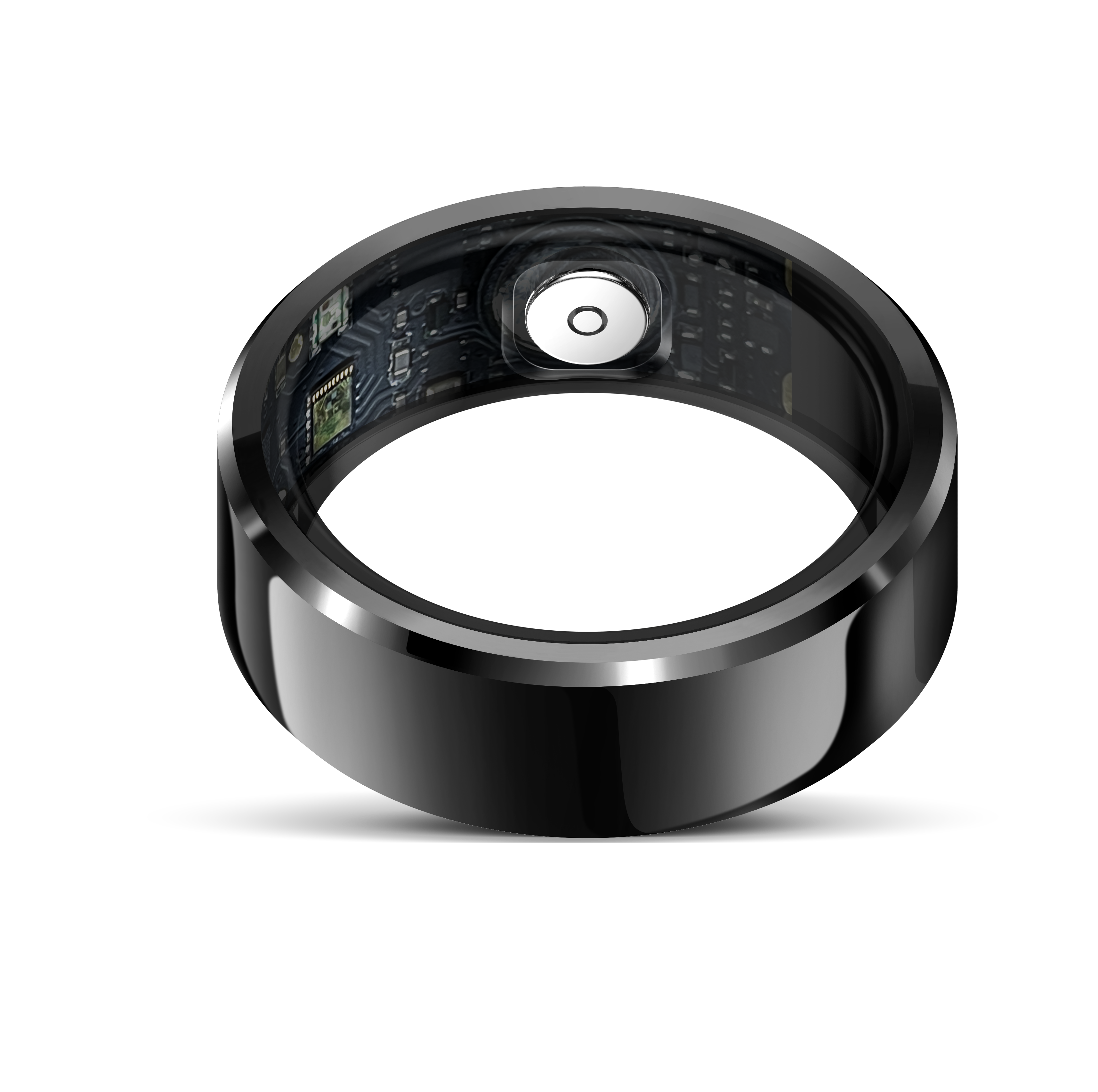 R6 Smart Ring Heart Rate Monitor Blood Pressure Ring Sleep Tracker Health Ring Pedometer Step Counter Calories Waterproof Fitness Rings for Women Men