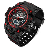 Findtime Women’s Digital Watch Waterproof Sport Watch Analog Wristwatch Military Tactical Watches LED Luminous Alarm Stopwatch Dual Time Wrist Watches