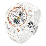 Findtime Women’s Digital Watch Waterproof Sport Watch Analog Wristwatch Military Tactical Watches LED Luminous Alarm Stopwatch Dual Time Wrist Watches