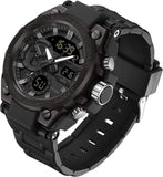 Findtime Mens Watches Military Tactical Watch for Men Digital Sports Electronics Relojes para Hombres Outdoor Stopwatch Waterproof Large Face Dual Dial Time Blue