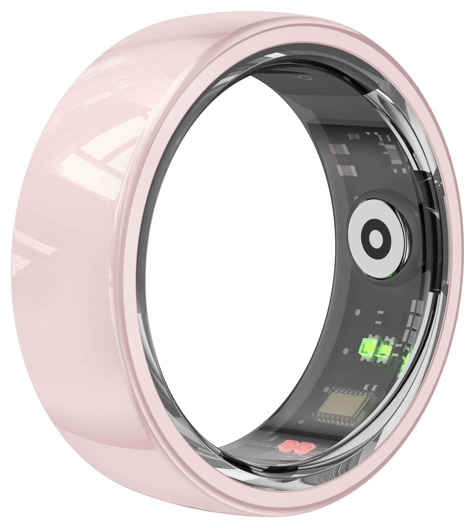 Smart Ring for Men Women Fitness Tracker Ring Health Smart Rings Heart Rate Monitor Sleep Tracker LED Notification Calorie Step Counter NFC Gesture Control Multi-Sport Modes Waterproof iOS/Android