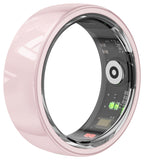 Smart Ring for Men Women Fitness Tracker Ring Health Smart Rings Heart Rate Monitor Sleep Tracker LED Notification Calorie Step Counter NFC Gesture Control Multi-Sport Modes Waterproof iOS/Android