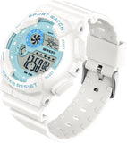 Findtiome Digital Watch Womens Sport Waterproof  Watches for Women with Alarm Stopwatch Hourly Chime LED Display -6114