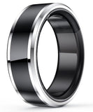 Smart Ring Health Tracker Fitness Ring Heart Rate Monitor Sleep Sports Modes Smart Ring Step Counter Calorie Pedometer Smart Rings for Android & iOS