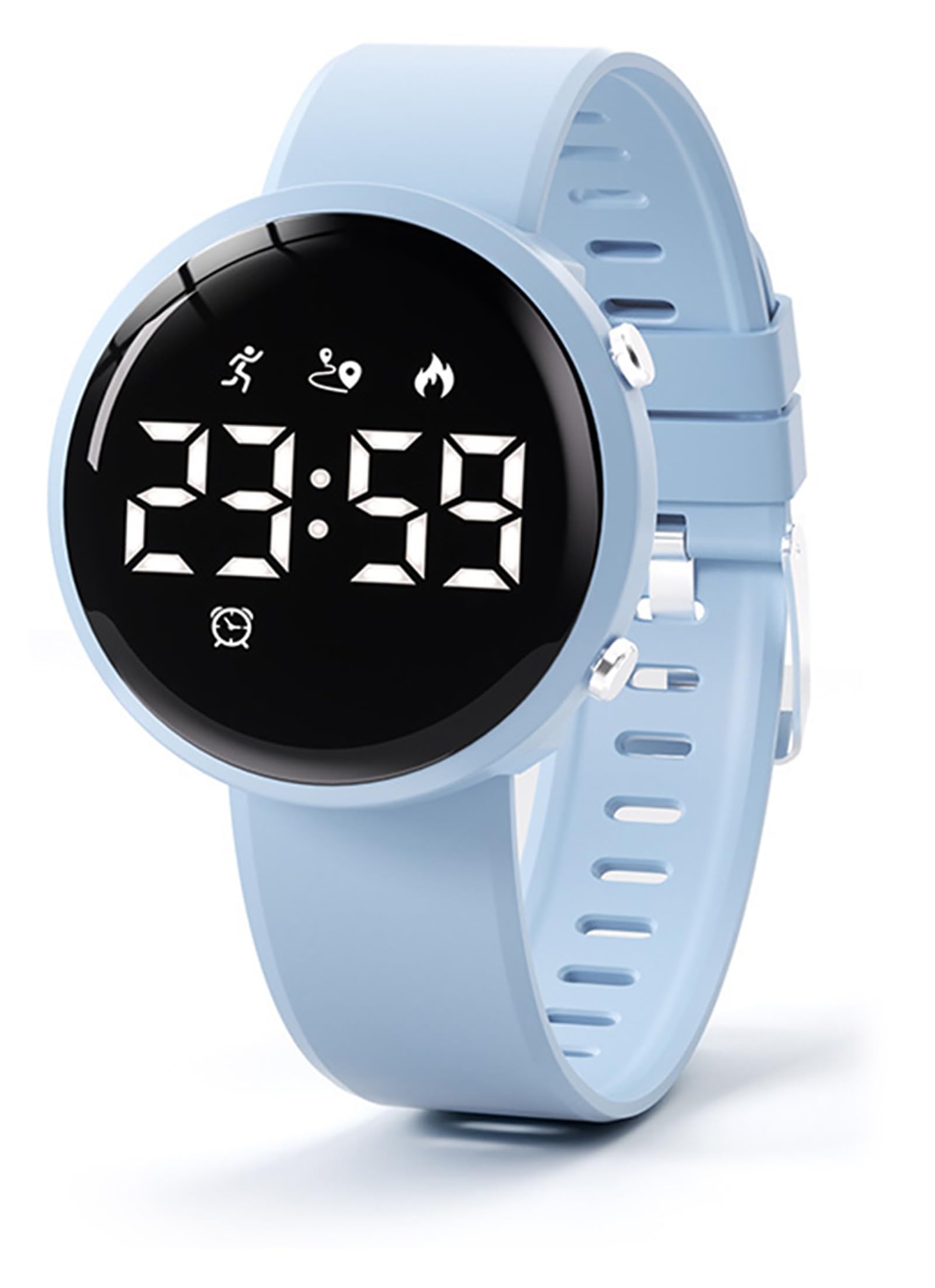 Fitness Tracker Watch with Step Counter Calorie Waterproof Pedometer Vibrating Alarm Digital Watches for Men Women Running Walking Workouts(NO APP)