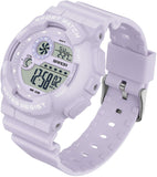 Findtiome Digital Watch Womens Sport Waterproof  Watches for Women with Alarm Stopwatch Hourly Chime LED Display -6114