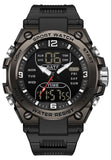 Findtime Men's Digital Watch Sports Waterproof Watches Military Stopwatch Alarm Mens Wristwatch for Running Swimming Watch Big Face Analog Watch