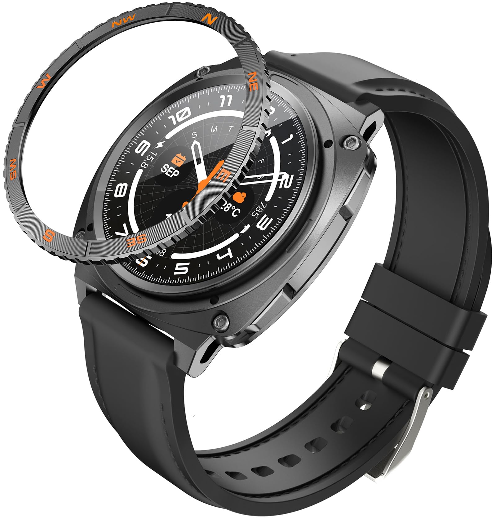 Smart Watches for Men with Rotating Bezel, Bluetooth Call Military Smartwatch Waterproof Tactical Fitness Tracker iOS Android Compatible