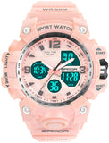 Findtime Digital Watch Womens, Black Reloj para Mujer Waterproof Sports Running Watches for Women with 24 Hour Dual Time Stopwatch
