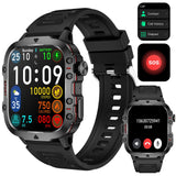 Smart Watch for Men (Answer/Make Calls), Rugged Smartwatch with Blood Pressure/Heart Rate/Sleep Monitor, Waterproof Step Tracker, 1.96