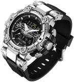 Findtime Digital Watches for Men Tactical Sports 5ATM Waterproof Watch Digital Large Face LED Backlight Wristwatch-3186