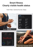 Smart Ring for Men Women Fitness Tracker Ring Health Smart Rings Heart Rate Monitor Sleep Tracker LED Notification Calorie Step Counter NFC Gesture Control Multi-Sport Modes Waterproof iOS/Android