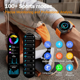 2 in 1 Smart Watch with Earbuds for Men TWS Wireless Earphones Smart Watches for Android iOS Phones with Bluetooth Calls Heart Rate Sleep Monitor Exercise Modes Custom Dial