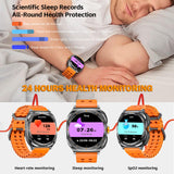 2 in 1 Smart Watch with Earbuds for Men TWS Wireless Earphones Smart Watches for Android iOS Phones with Bluetooth Calls Heart Rate Sleep Monitor Exercise Modes Custom Dial