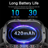 Smart Watch for Men (Answer/Make Calls), Rugged Smartwatch with Blood Pressure/Heart Rate/Sleep Monitor, Waterproof Step Tracker, 1.96" HD Screen for Android/iOS Phones