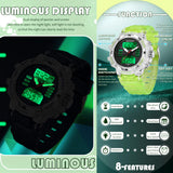 Findtime Womens Digital Watch Sports Waterproof Military Watches for Women Tactical Ladies Analog Watch Alarm Stopwatch Calendar