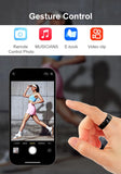 Smart Ring for Men Women Fitness Tracker Ring Health Smart Rings Heart Rate Monitor Sleep Tracker LED Notification Calorie Step Counter NFC Gesture Control Multi-Sport Modes Waterproof iOS/Android