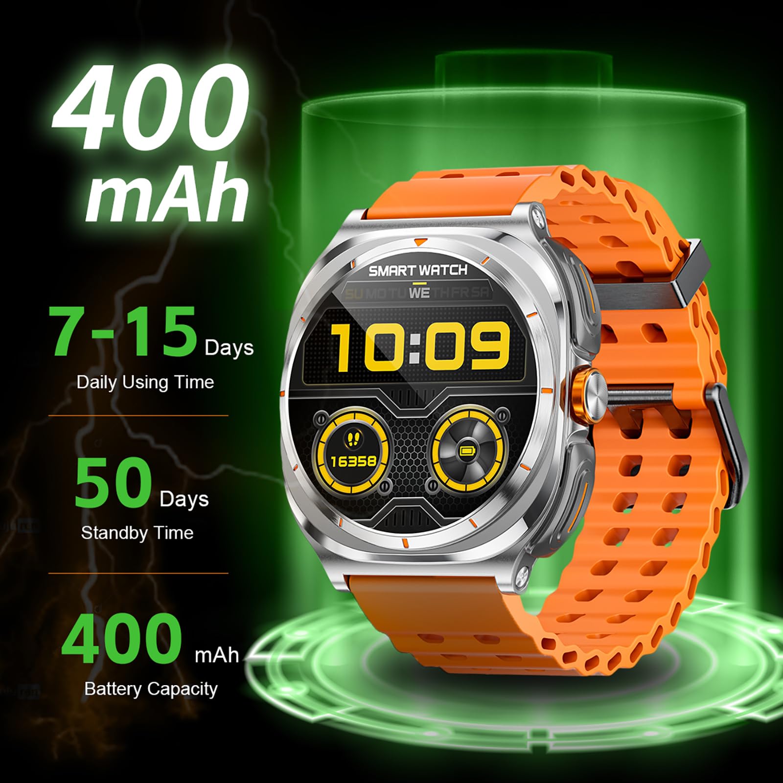 2 in 1 Smart Watch with Earbuds for Men TWS Wireless Earphones Smart Watches for Android iOS Phones with Bluetooth Calls Heart Rate Sleep Monitor Exercise Modes Custom Dial
