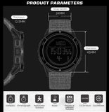 Findtime ALPS Men's Digital Watch Pedometer Step Counter Watches Compass Military Waterproof Wrist Watch