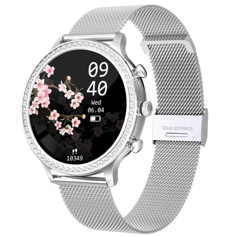 Findtime Luxury Blood Pressure Monitor Smart Watch for Women Heart Rate Blood Oxygen with Bluetooth Calling
