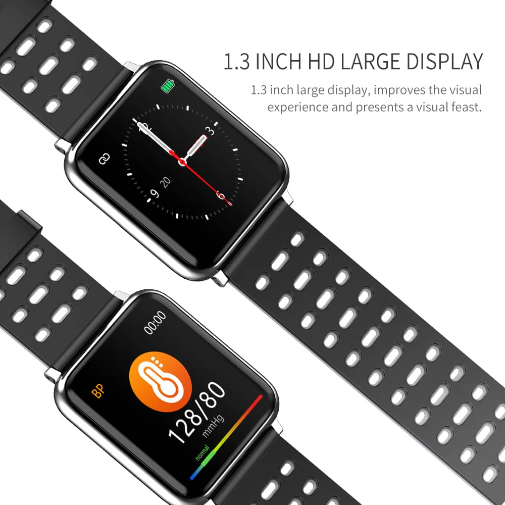 Findtime Smart Watch for Men Women ECG Heart Rate Blood Pressure Monitoring Step Counter