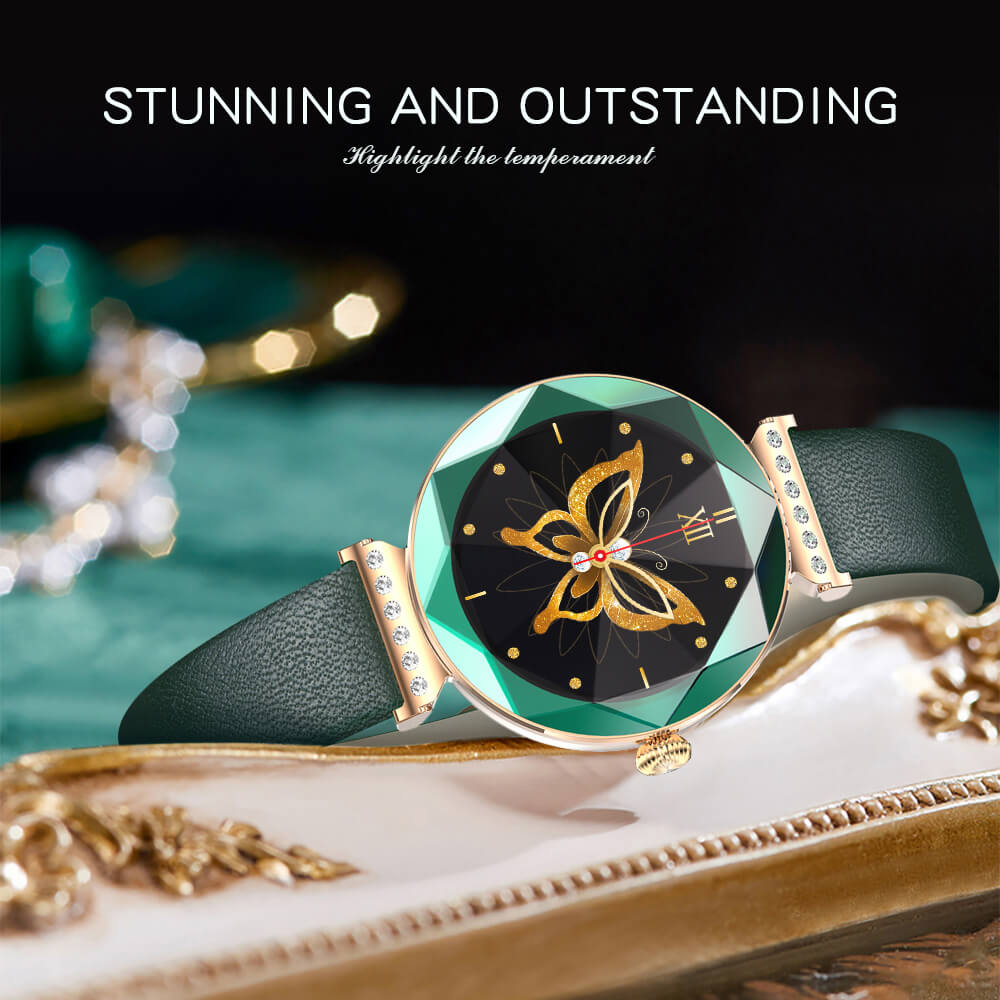 Findtime Luxury Smart Watches for Women with Real-time Heart Rate Monitoring IP68 Waterproof