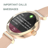 Findtime Luxury Smart Watches for Women with Real-time Heart Rate Monitoring IP68 Waterproof