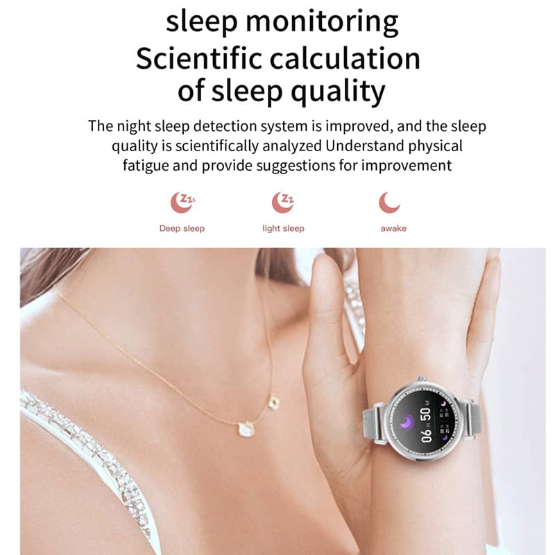 Findtime Smart Watch for Women Monitor Blood Pressure Heart Rate Blood Oxygen
