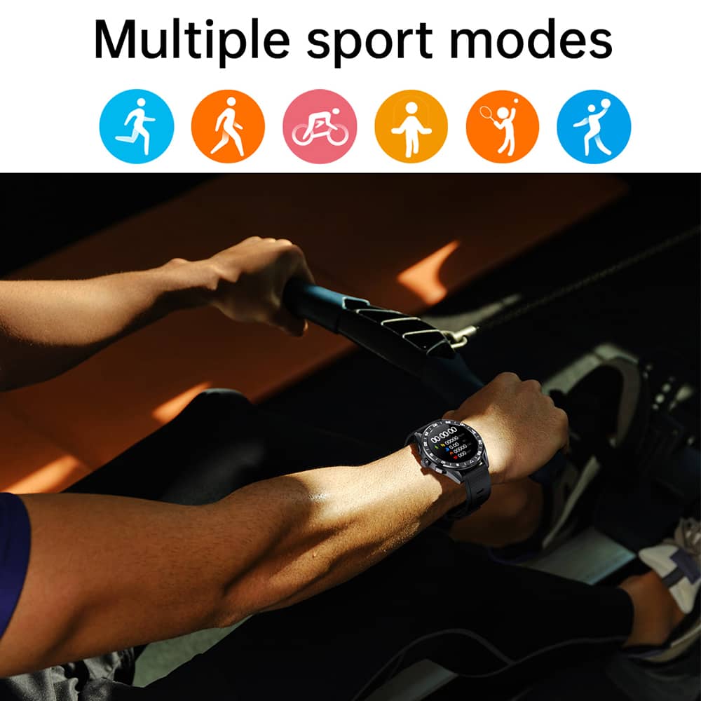 Findtime Smart Watch with Blood Pressure and Blooed Oxygen Heart Rate Body Temperature Monitoring Bluetooth Calling
