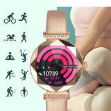 Findtime Luxury Smart Watches for Women with Real-time Heart Rate Monitoring IP68 Waterproof