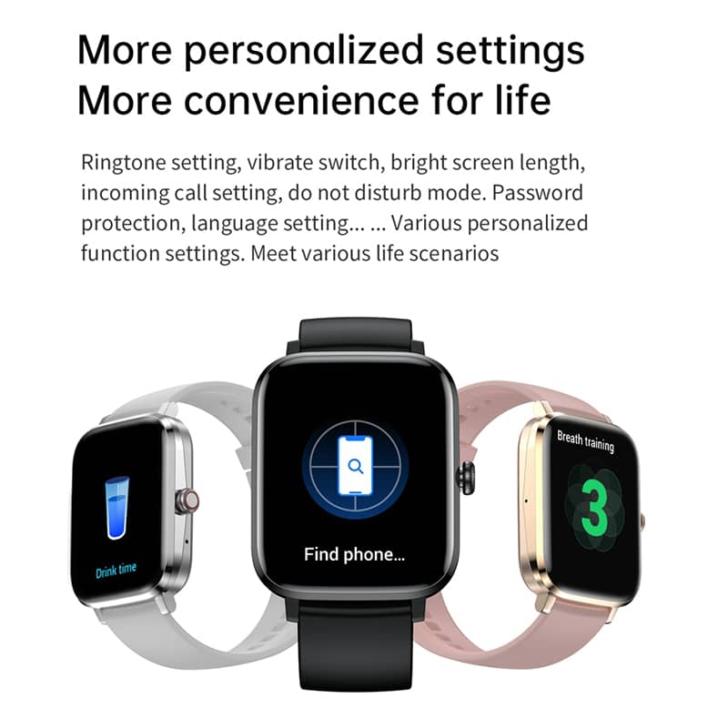 Findtime Smart Watch with Blood Pressure Monitor Blood Oxygen Heart Rate Bluetooth Calling