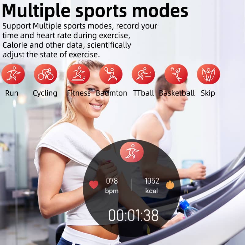 Findtime Smart Watch Air Pump Blood Pressure Body Tempertature Heart Rate Monitoring