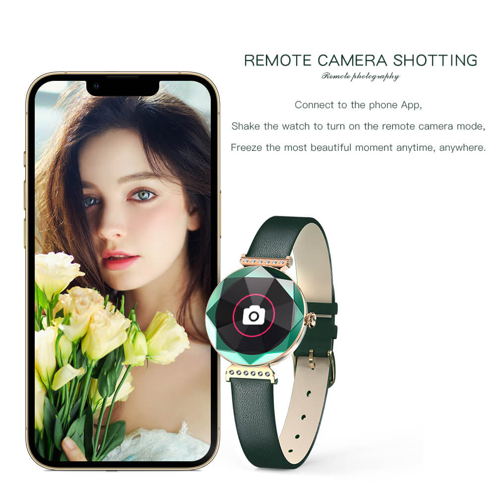 Findtime Luxury Smart Watches for Women with Real-time Heart Rate Monitoring IP68 Waterproof