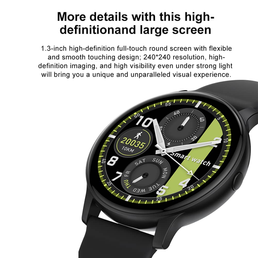 Findtime Smart Watch with Blood Pressure Heart Rate Blood Oxygen Monitor for Andriod & IOS Phones