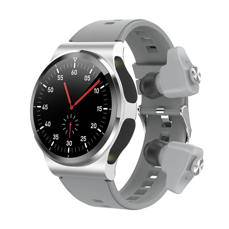 Findtime Smart Watch with Earbuds for Blood Pressure Heart Rate Blood Oxygen Monitor