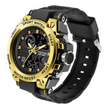 Men's Digital Watch Waterproof Tactical Watch with Alarm LED Outdoor Sports Stopwatch Army Military Watch - Findtime