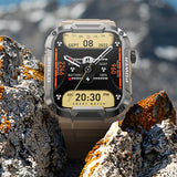 Findtime Military Smart Watch with Blood Pressure Monitor Heart Rate Blood Oxygen Body Temperature Bluetooth Calling