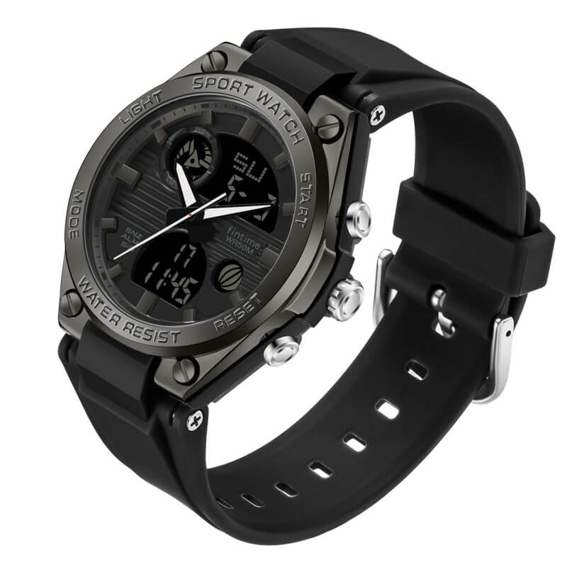 Findtime Womens Military Tactical Digital Watch Sport Waterproof Analog Watches LED Backlight Alarm Stopwatch