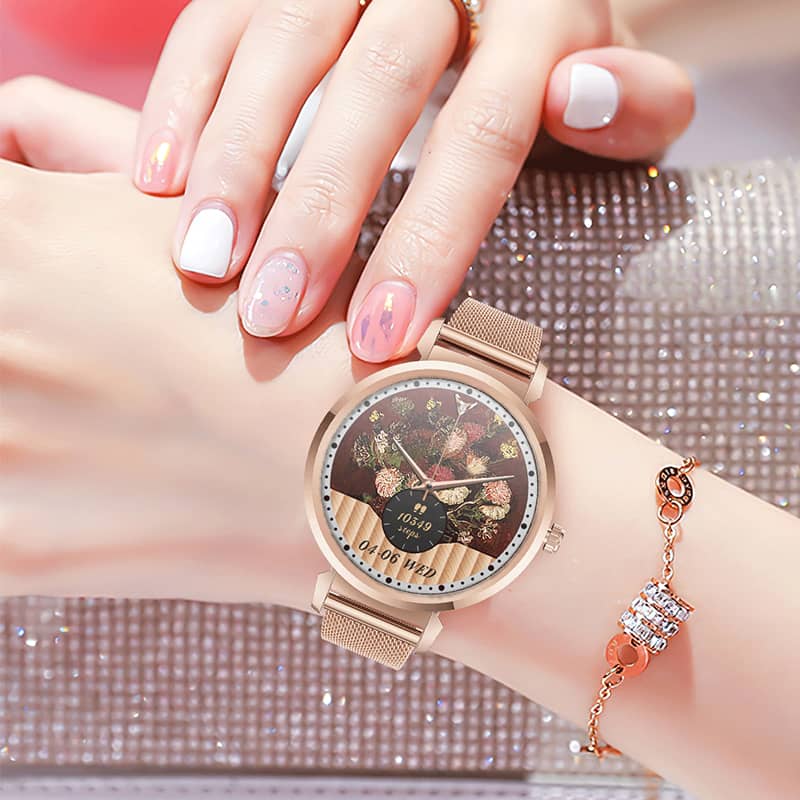 Findtime Smart Watch for Women Monitor Blood Pressure Heart Rate Blood Oxygen