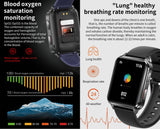 Findtime Smart Watch with Air Pump&Air Bag True Blood Pressure Monitor Body Temperature Heart Rate