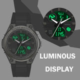 Findtime Womens Military Tactical Digital Watch Sport Waterproof Analog Watches LED Backlight Alarm Stopwatch