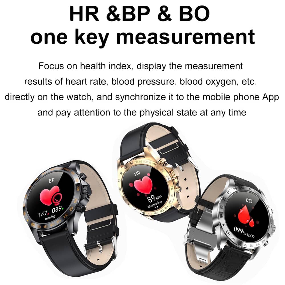 Findtime Smart Watch for Men Women with Blood Pressure Monitor Heart Rate Monitor for Android iOS Phones - Findtime