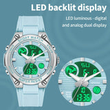Findtime Womens Military Tactical Digital Watch Sport Waterproof Analog Watches LED Backlight Alarm Stopwatch