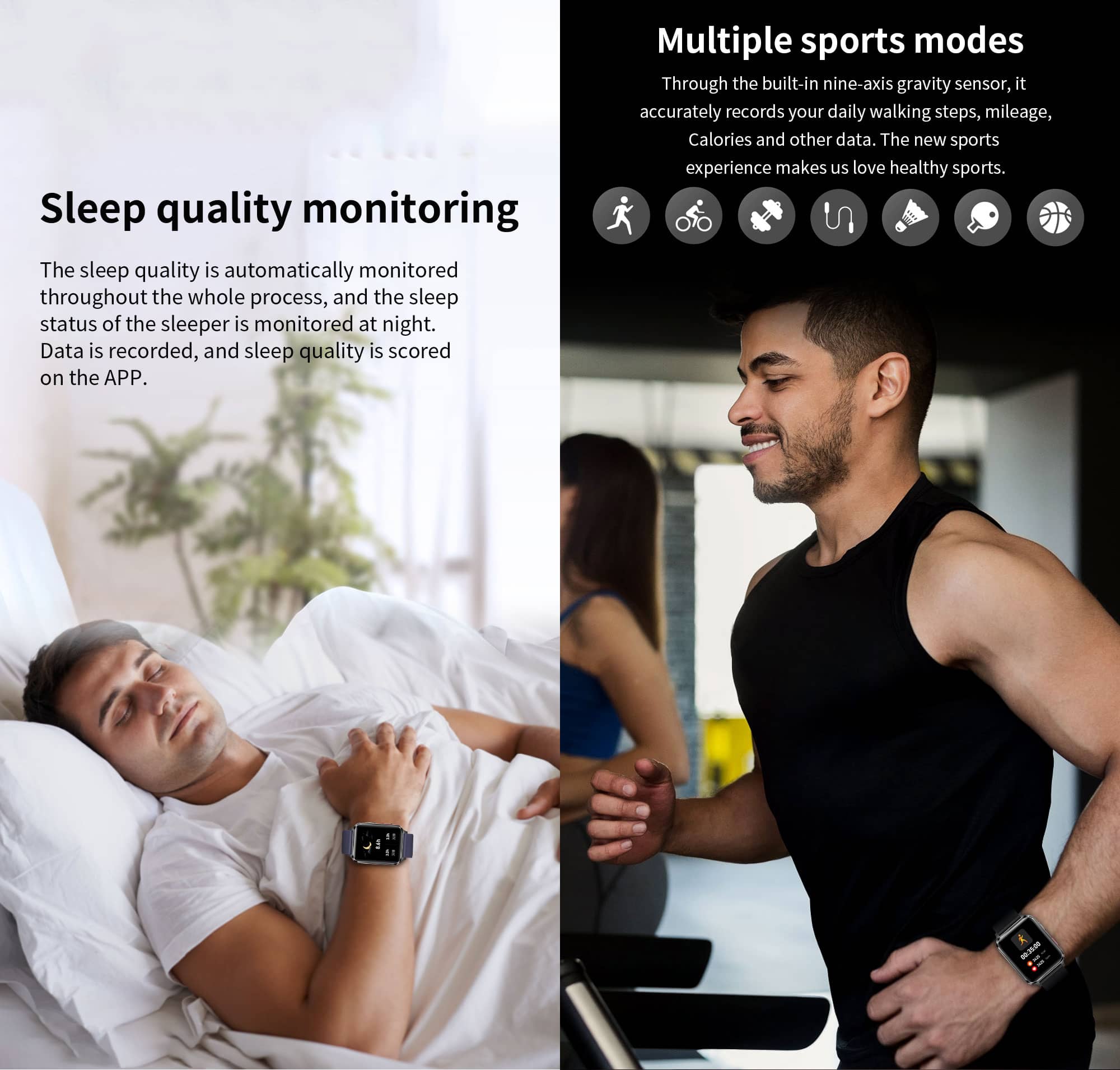 Findtime Smart Watch with Air Pump&Air Bag True Blood Pressure Monitor Body Temperature Heart Rate