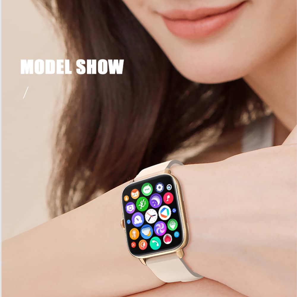 Bluetooth Call Smart Watch Real-time Heart Rate Monitor Message Reminder IP67 Waterproof