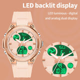 Findtime Womens Military Tactical Digital Watch Sport Waterproof Analog Watches LED Backlight Alarm Stopwatch
