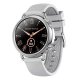 Products Blood Pressure Smart Watch for Women with Heart Rate Sleep Monitor Body Temperature Function Silicone and Steel Band Findtime