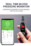 H8 Womens Stainless Steel Smart Watch Fitness Tracker Heart Rate Monitor Blood Pressure Pedometer Smart Bracelet for Android iOS - Findtime