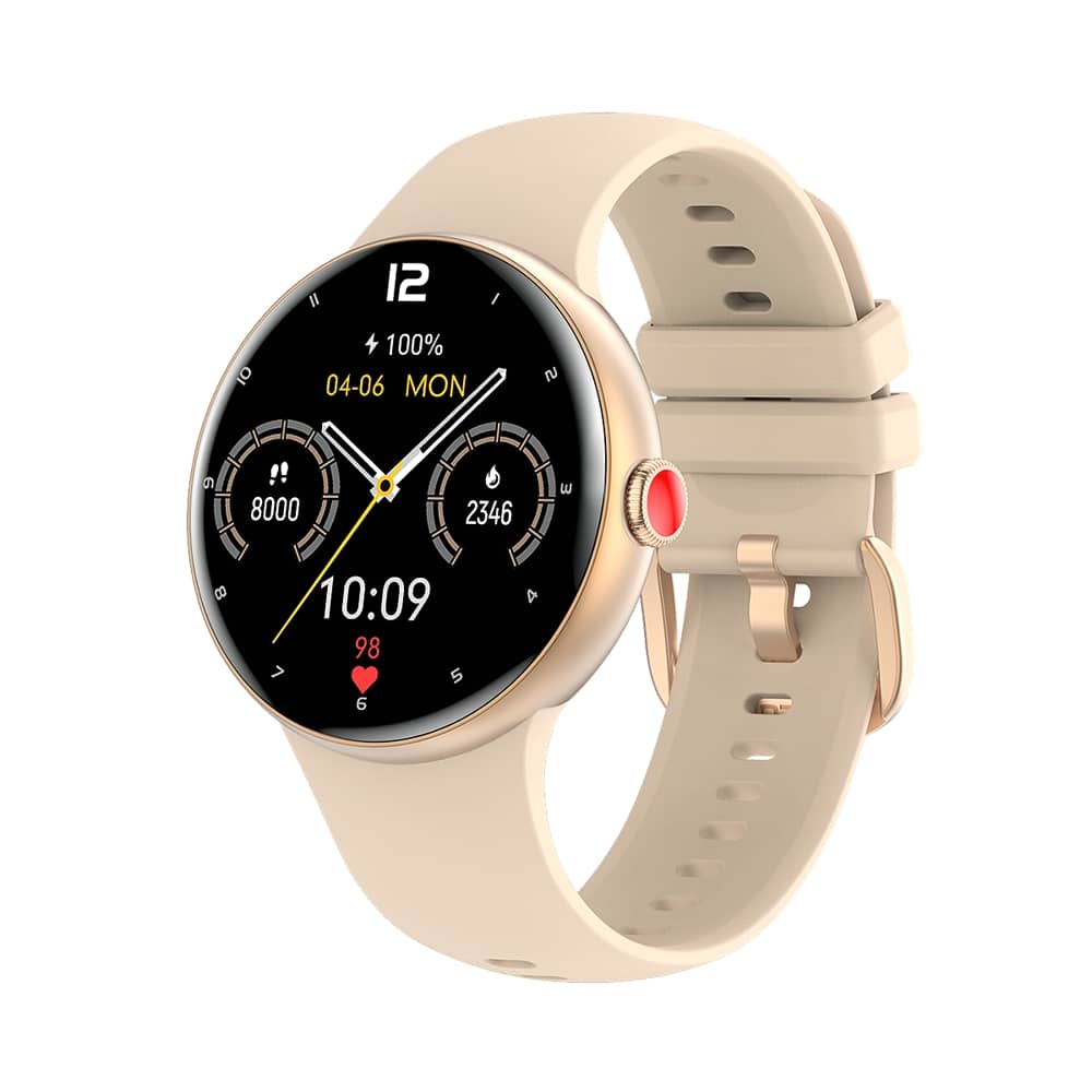 AMOLED Smart Watch Blood Pressure Heart Rate Blood Oxygen Monitor Female Cycle Reminder - Findtime